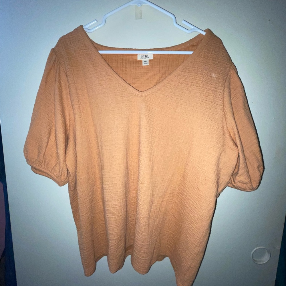 Orange blouse